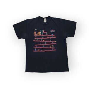 Vintage Donkey Kong Arcade Ladder Game Retro T Shirt Mens‎ Large Nintendo